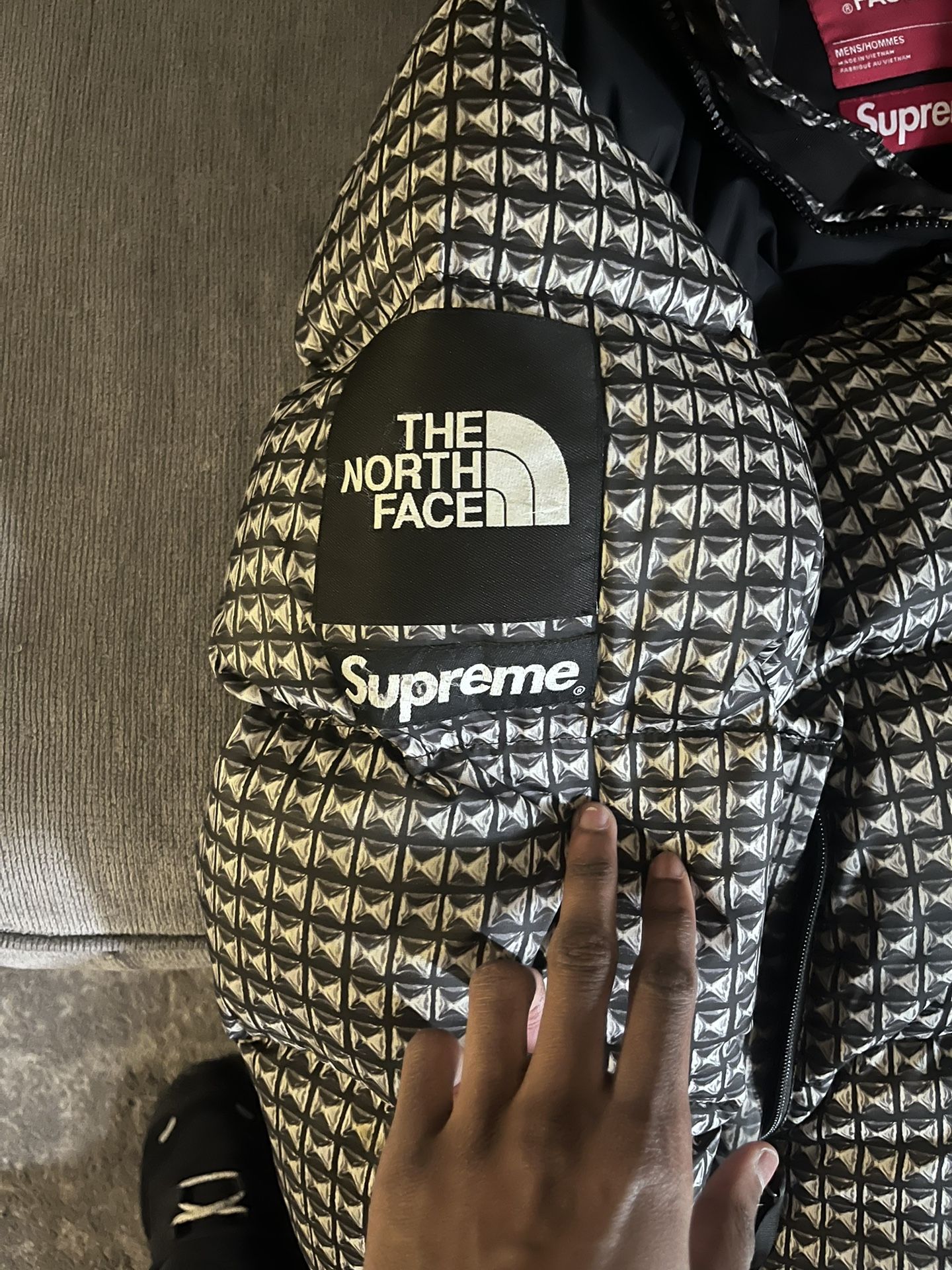 Supreme North Face Studded Nuptse Jacket