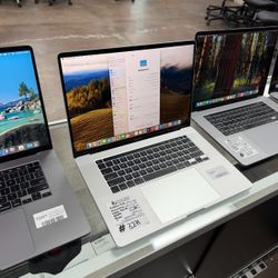 MacBook Pro 16 inch 2.6Ghz i7 16GB RAM 512GB SSD 2019 in Silver with Store Warranty and Financing