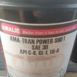 Hydraulic Transmission Fluid in 5 gal pails.