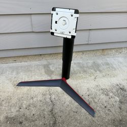 LG UltraGear Gaming Monitor Stand - Adjustable Height, Tilt & Pivot - Red/Black