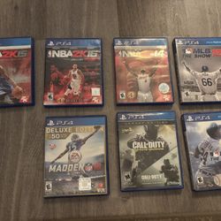 Bundle Of PS4 Video Games(7)