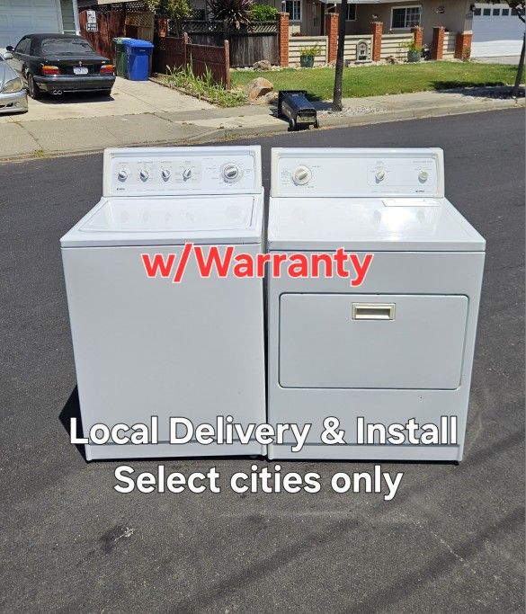 Clean Kenmore Washer & Electric 220v Dryer Set Local Delivery With Warranty