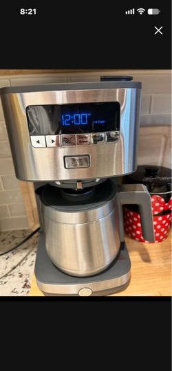 GE Stainless Steel Drip Coffee Maker with Thermal Carafe