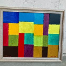 Oil Painting - Rainbow Squares
