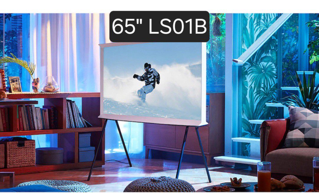SAMSUNG 65" INCH SERIF 4K QLED SMART TV LS01B ACCESSORIES INCLUDED 