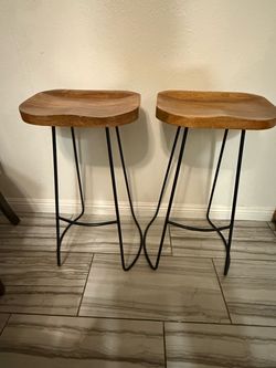 Wood stools