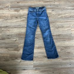 Levi’s Dark Wash Shaping Boot Cut Pants 