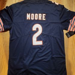  NFL Chicago Bears uniform 2#  moore 
