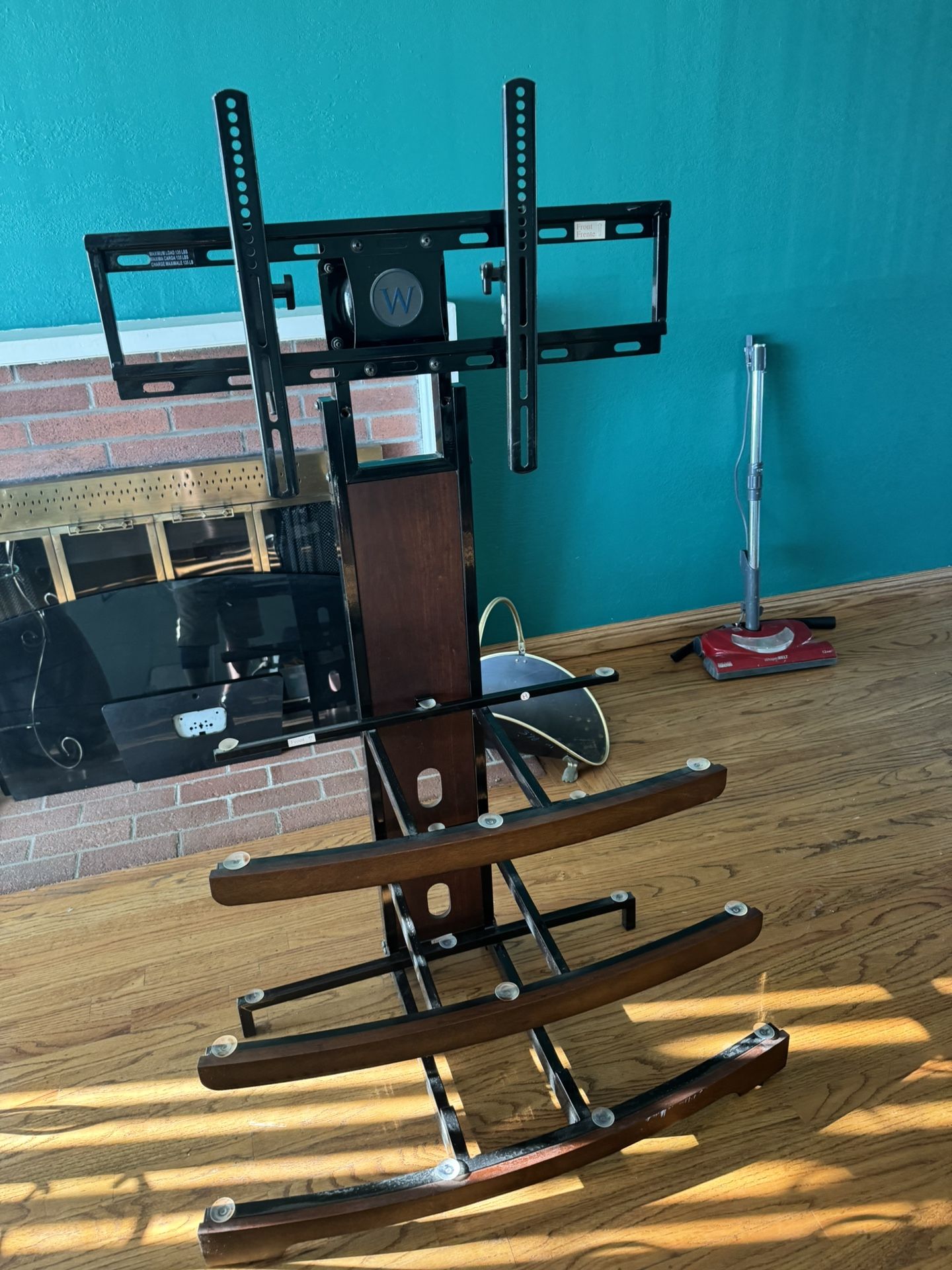 TV stand with shelves