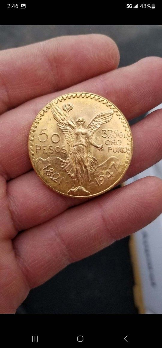 24k real gold coin mexican centenario firm price. Presio firme