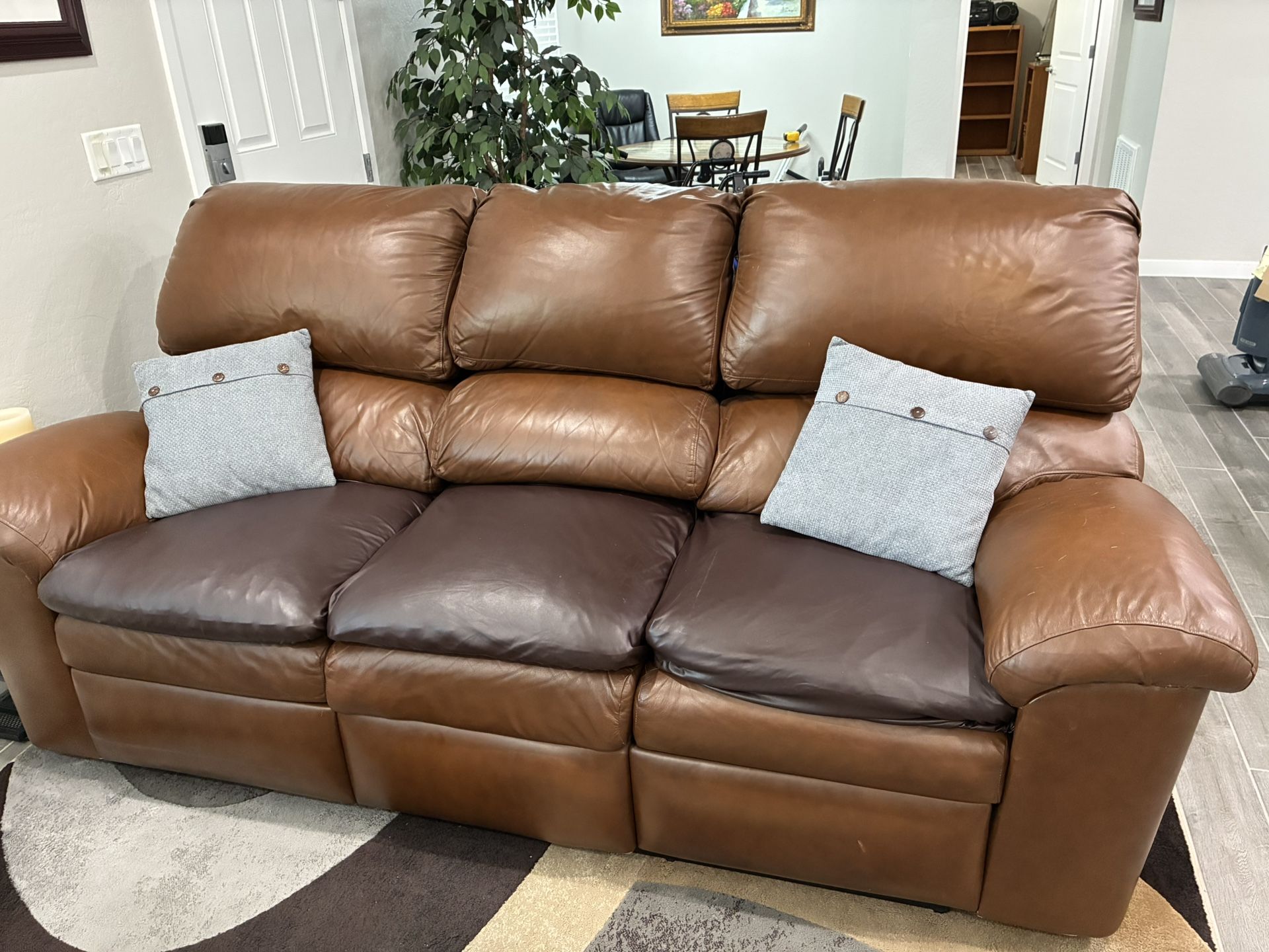 Arizona Leather Sofa Recliner