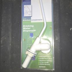 White Kitchen Drinking Water Dispenser Brass Swivel Spout 