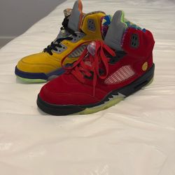 Jordan 5 What The Solar Size 10