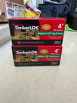 FastenMaster TimberLOK 4" Structural Wood Screws - 50 Pack