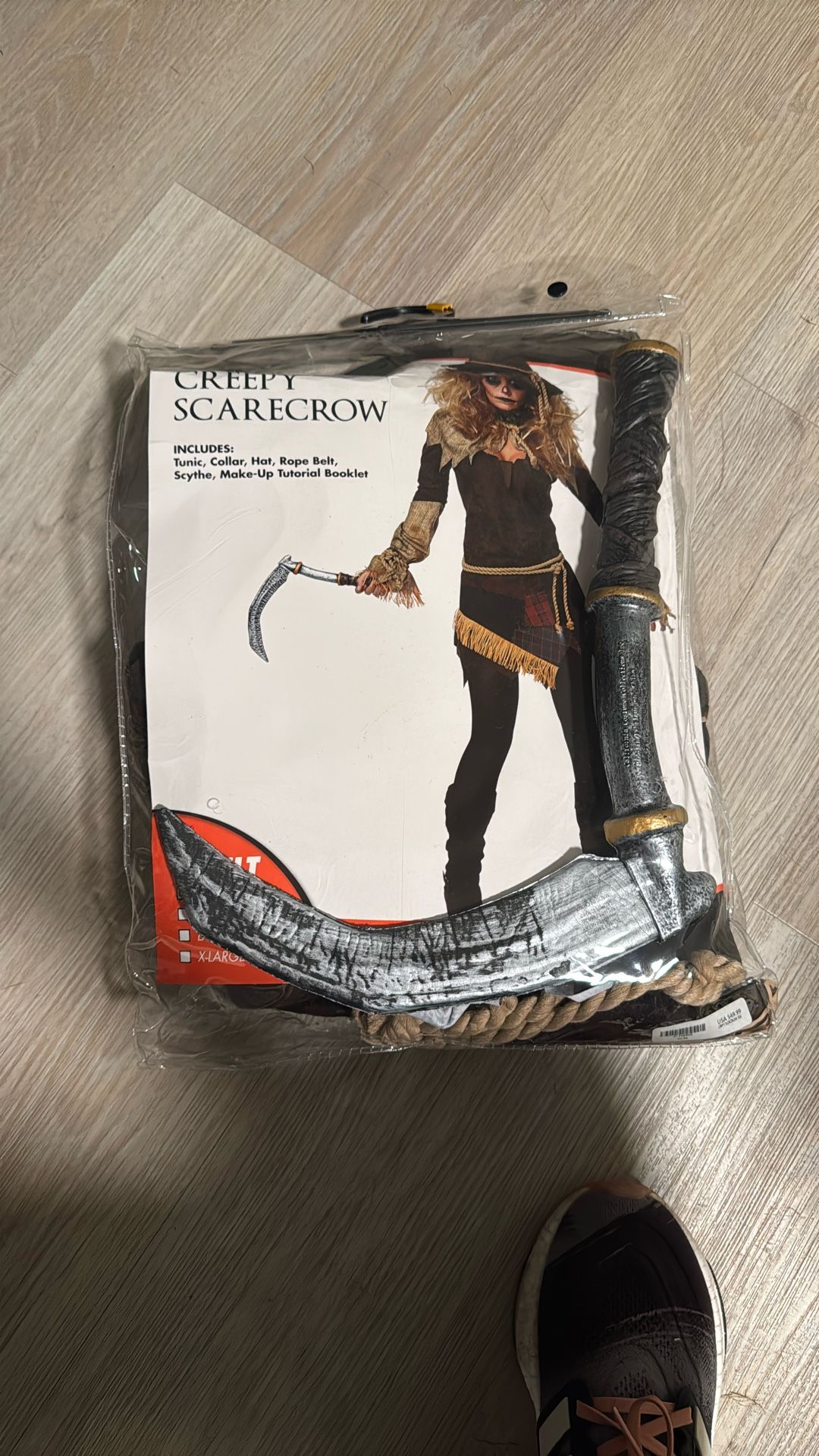 Creepy Scarecrow Costume Adult Small