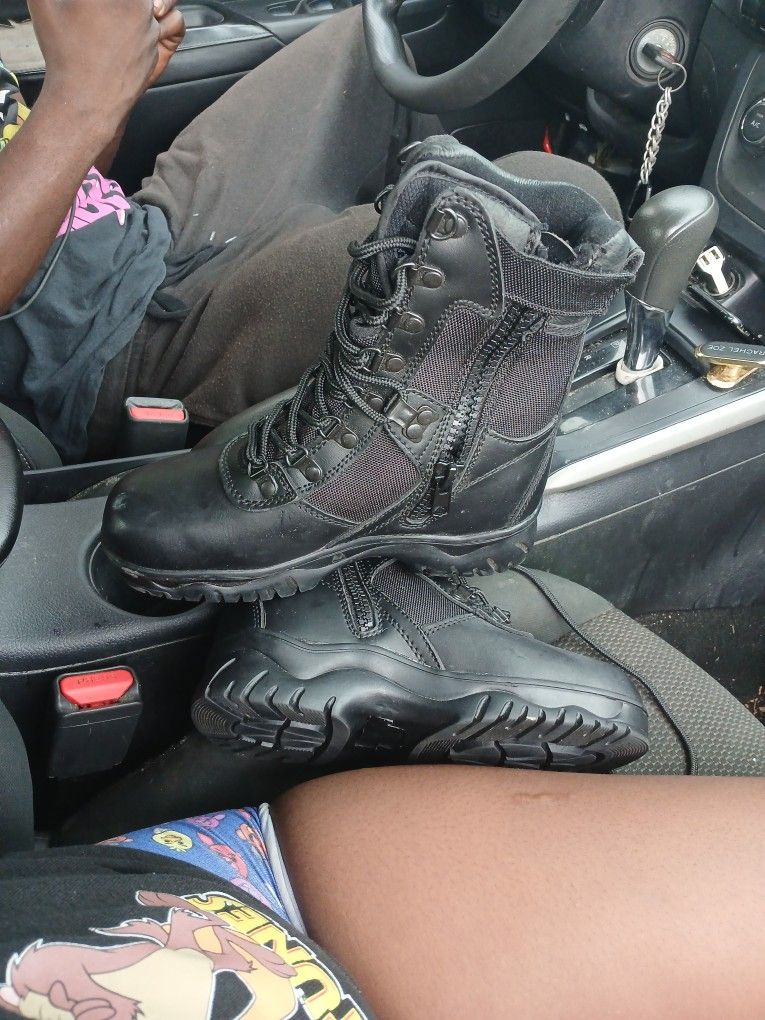 "8" "Forced Entry" Side Zip Tactical Boots