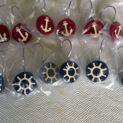 Nautical Shower curtain Hooks