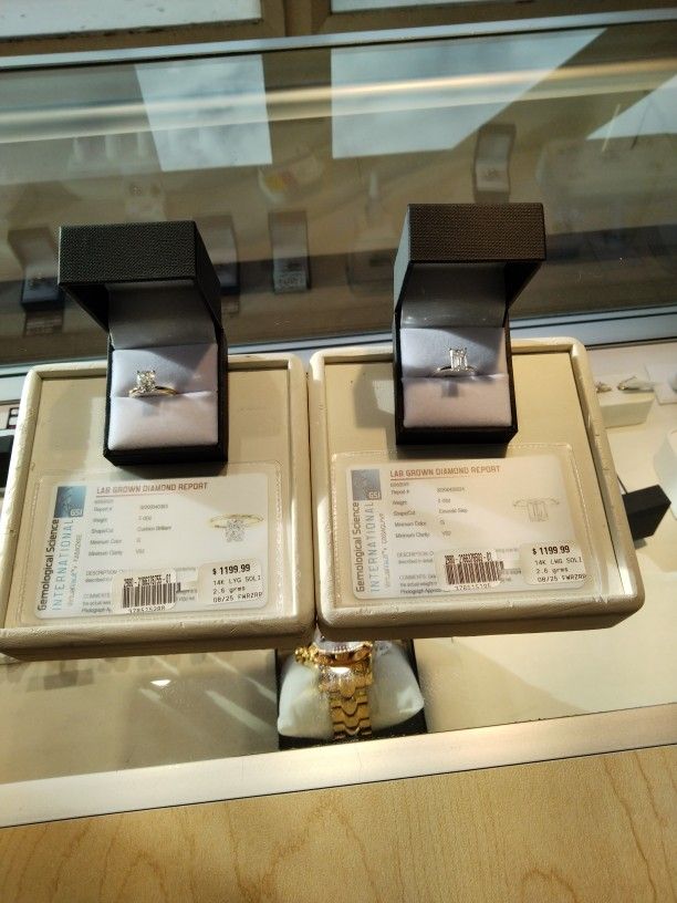 Lap Grown Diamond Ring 