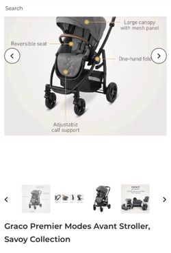 Graco Premier Modes Avant Stroller Combo