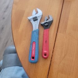 Chanellock And Cresent Adjustable Wrenches