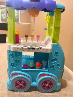 Ice cream play doh truck