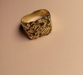 Gold Nugget Ring