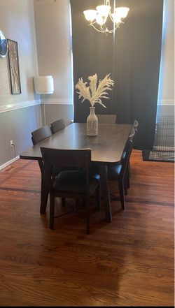 6 chair dining table