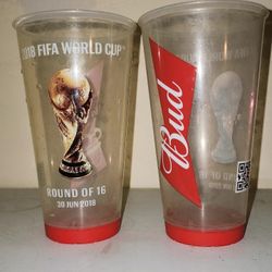 Russia World Cup 2018 drinking cups