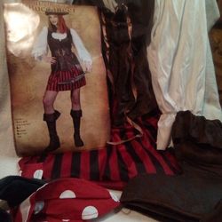 Adult Size High Seas Buccaneer Halloween Costume For Sale! Brand New! Hurry Come Get It Halloween Is Just Hours Awayi