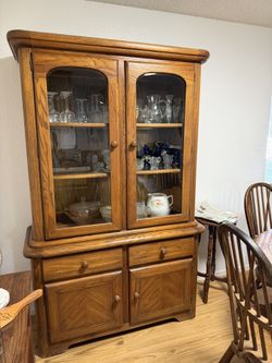 Oak China Cabinet