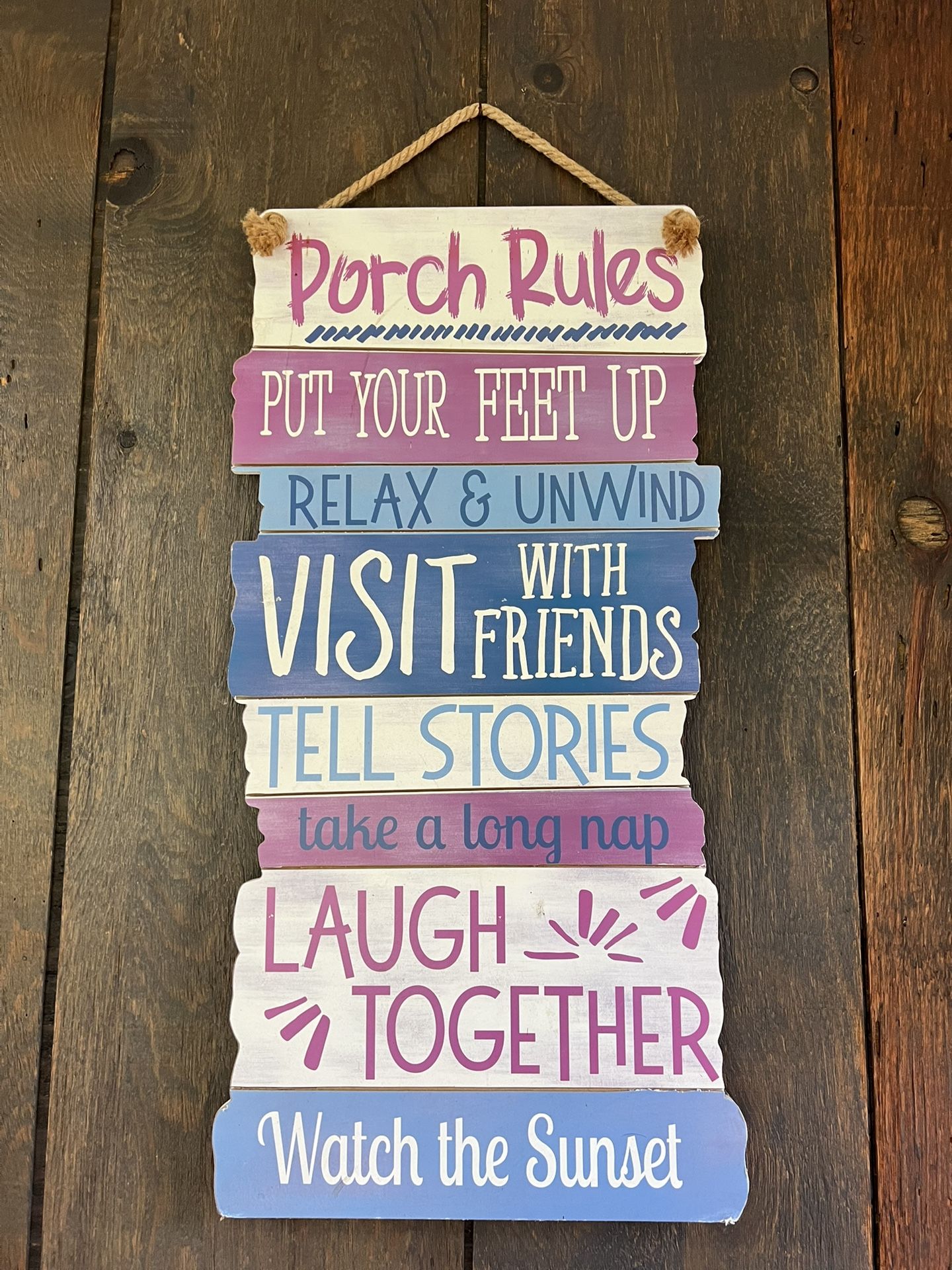 Porch Sign