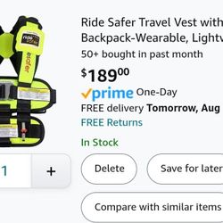 Brand New Travel Vest 