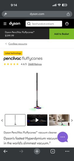 Dyson pencil vac