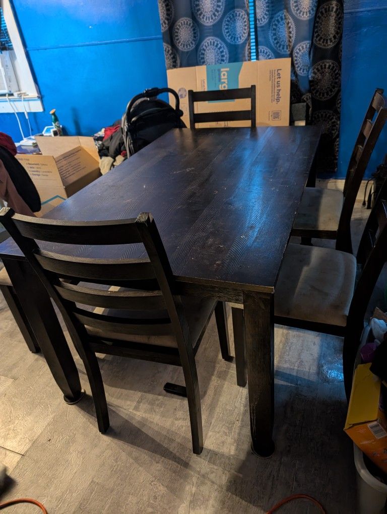6 Piece Dining Room Table Set