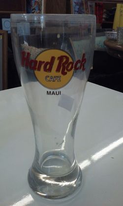 Hard Rock Cafe tall glass