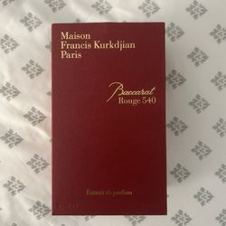 Baccarat Rouge 540 Cologne 