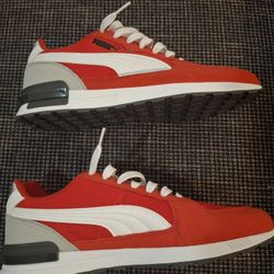 NWOT Sz 9 Puma Trainers Graviton Red Men's Shoes