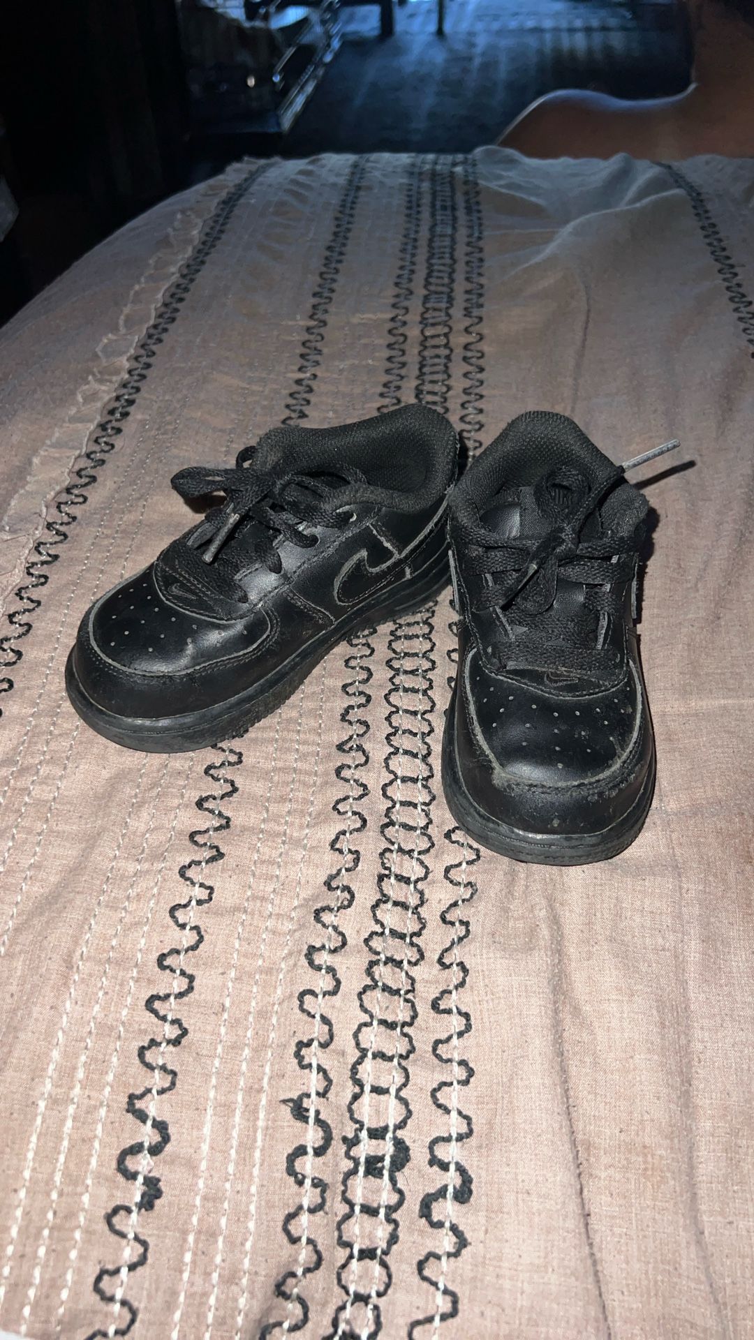 Toddler Black Air Force 