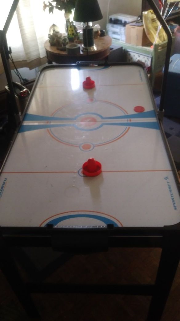 Air Hockey table.