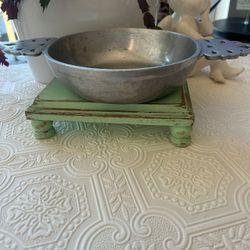 Vintage Pewter Porringer