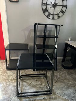 Shelf and end tables 80 obo