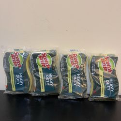 4pack Scotch Brite Scrub Sponge- Heavy Duty