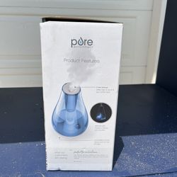 Pure Enrichment MistAire Ultrasonic Cool Mist Humidifier – Blue Teardrop Design