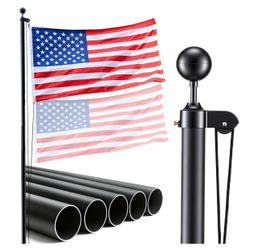 16ft Heavy Duty Sectional Flagpole Kit(Jh3378D)