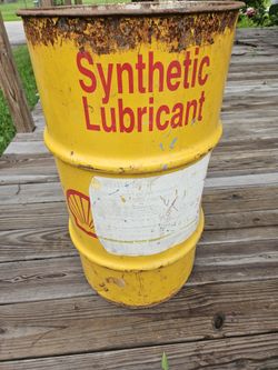 Shell Oil Barrel 