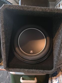 JL Audio HO112-W6v3:Single 12W6v3 H.O. Wedge Ported 2 Ohm
