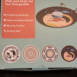 4 in 1 Hide and Seek Cat Toy Chargeable