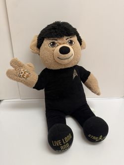Build a Bear Star Trek Spock Live Long & Prosper 18 inch Plush Exclusive Retired