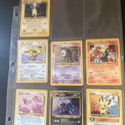 Pokemon 90s Holo Lot Of 7