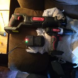 Hyper Tough Drill And Reciprocating Saw  Like New